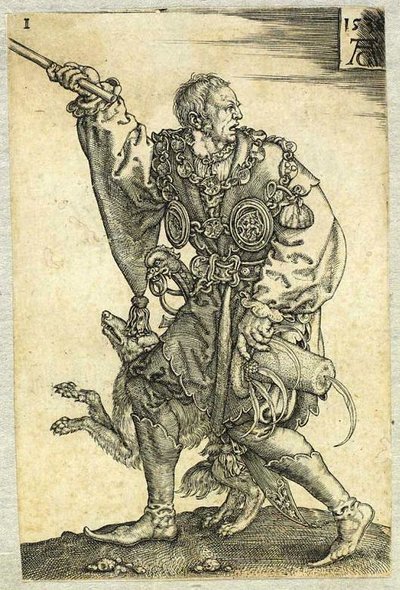 The Master of Ceremonies (from the series The Great Wedding Partiers) by Heinrich Aldegrever